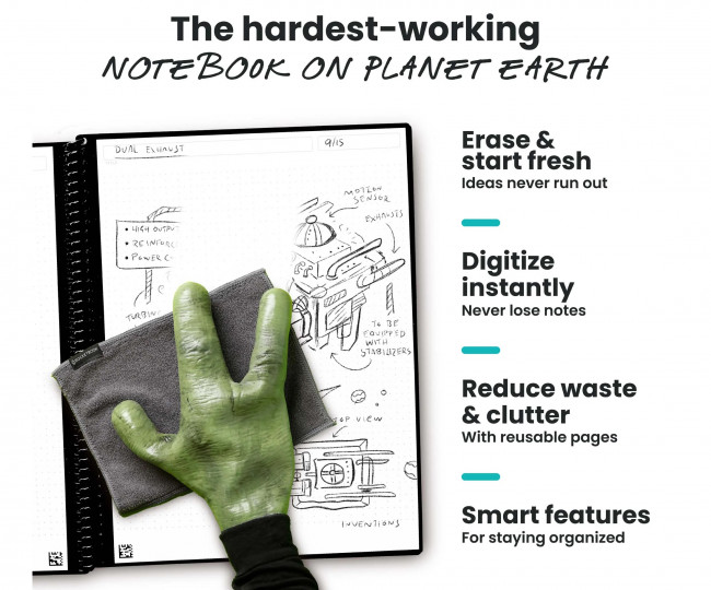 Розумний багаторазовий блокнот Rocketbook Core - Next Gen